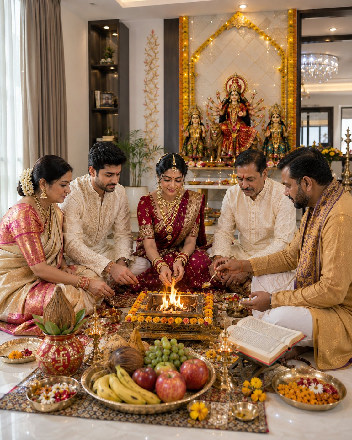 Sharad Navratri festival puja 2