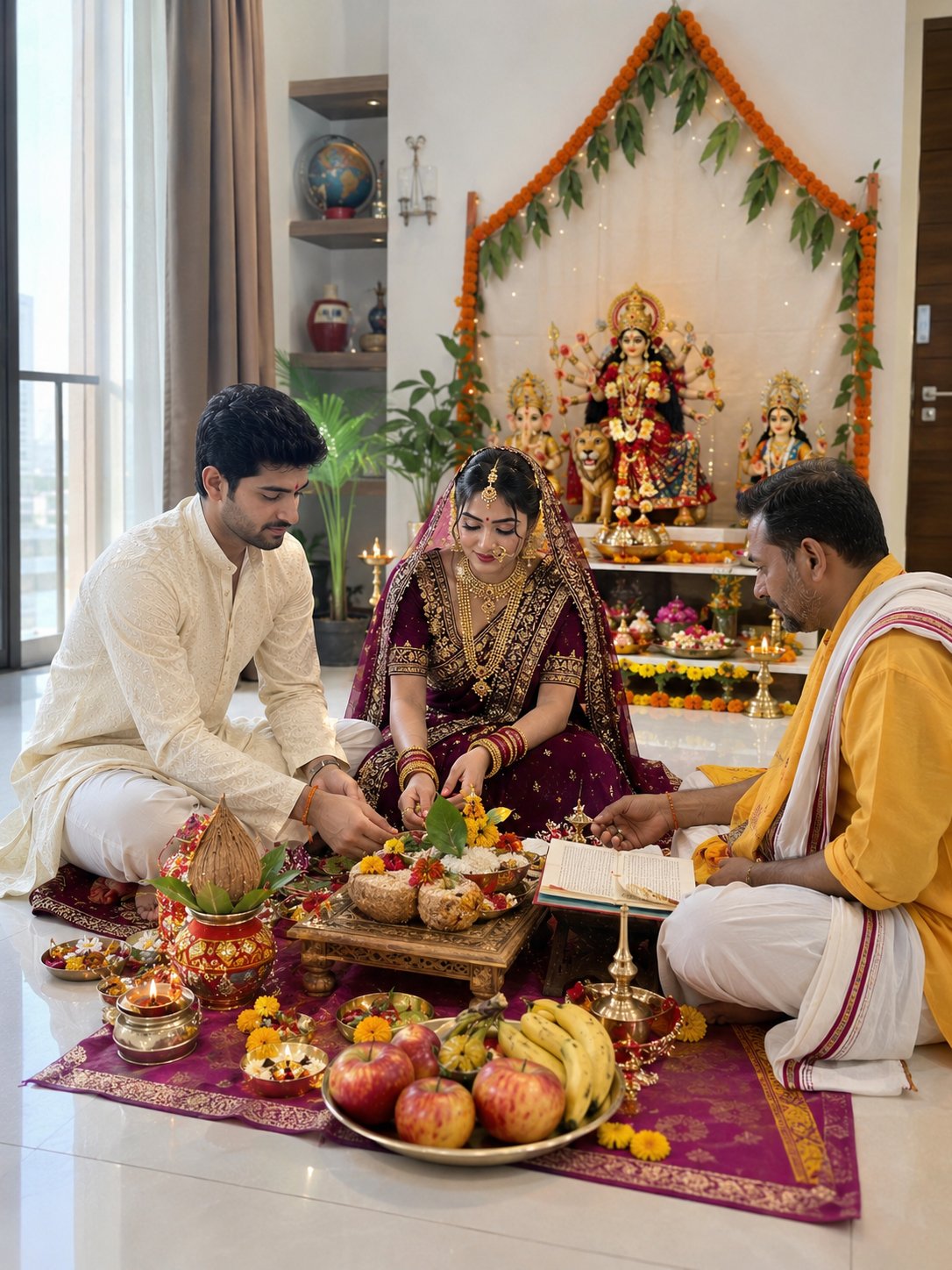 Sharad Navratri festival puja 1