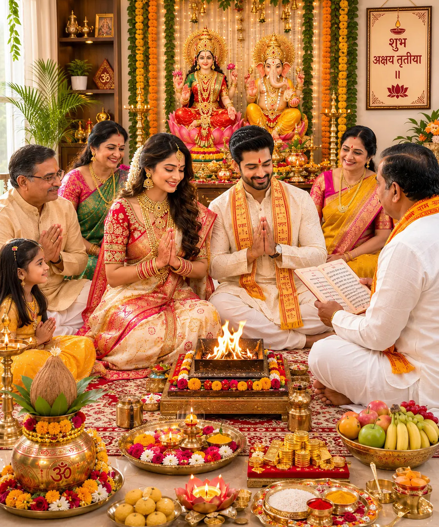 Akshaya Tritiya festival puja