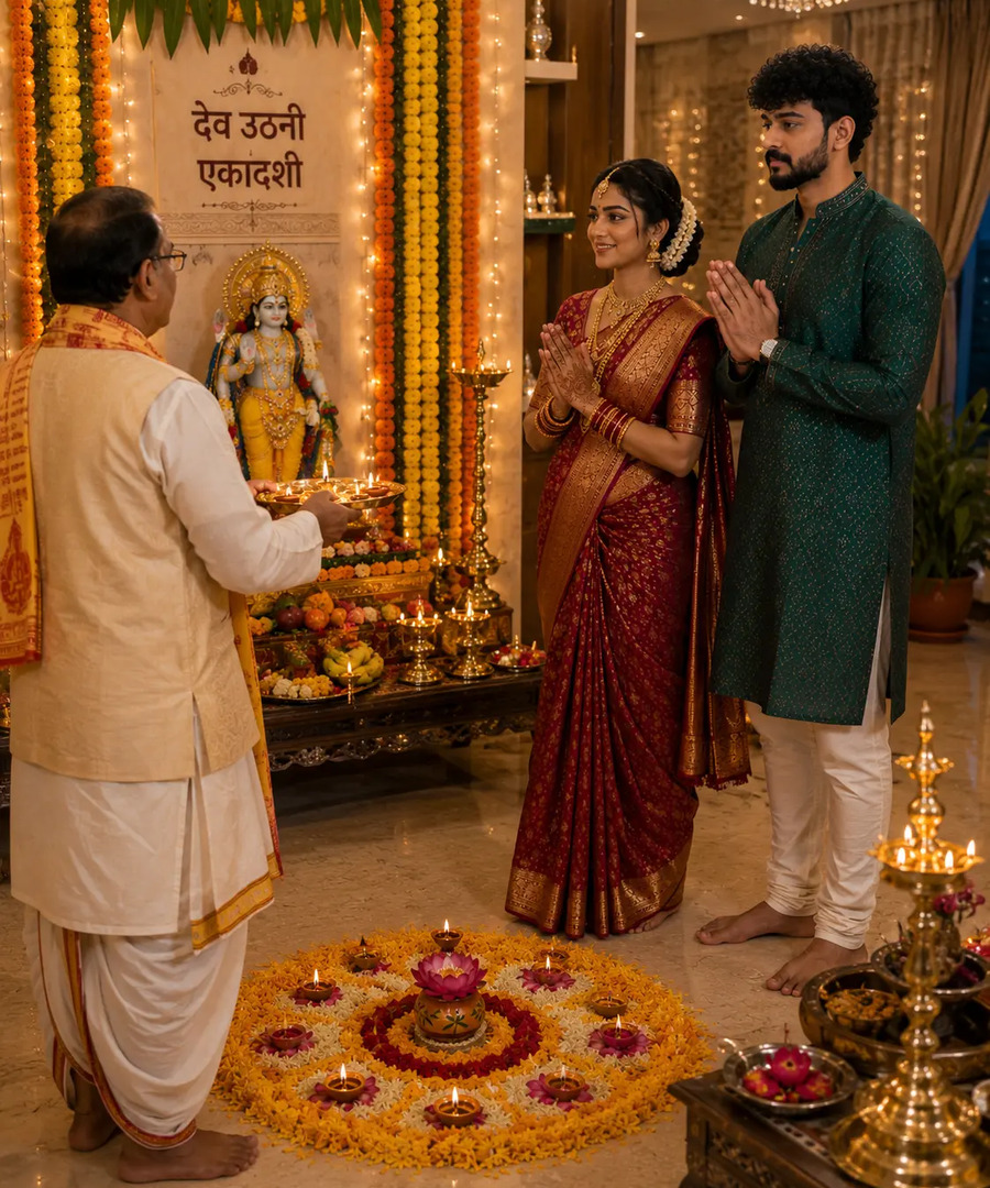 Dev Uthani Ekadashi festival puja