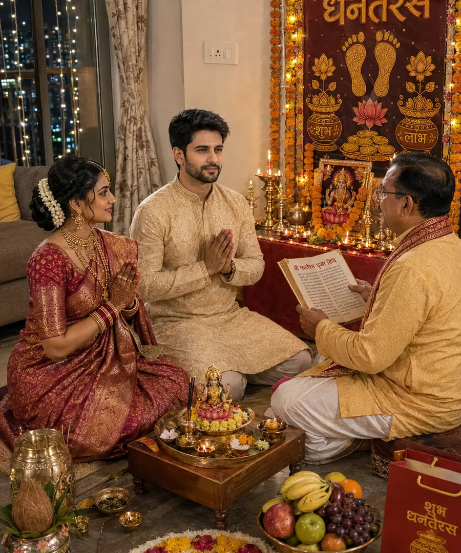 Dhanteras festival puja