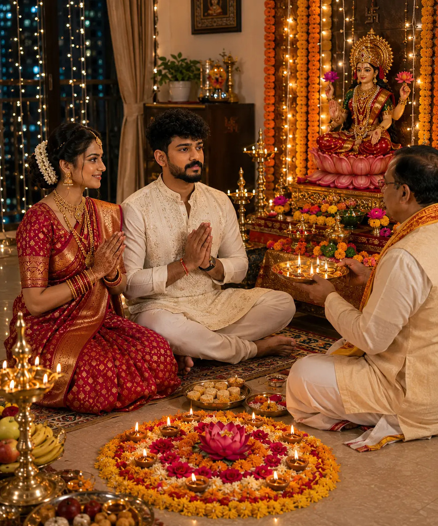 Diwali — Lakshmi Puja festival puja