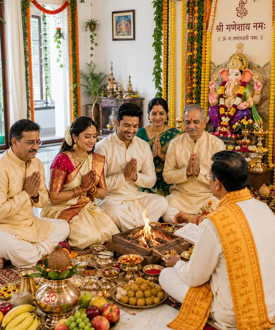 Ganesh Chaturthi festival puja