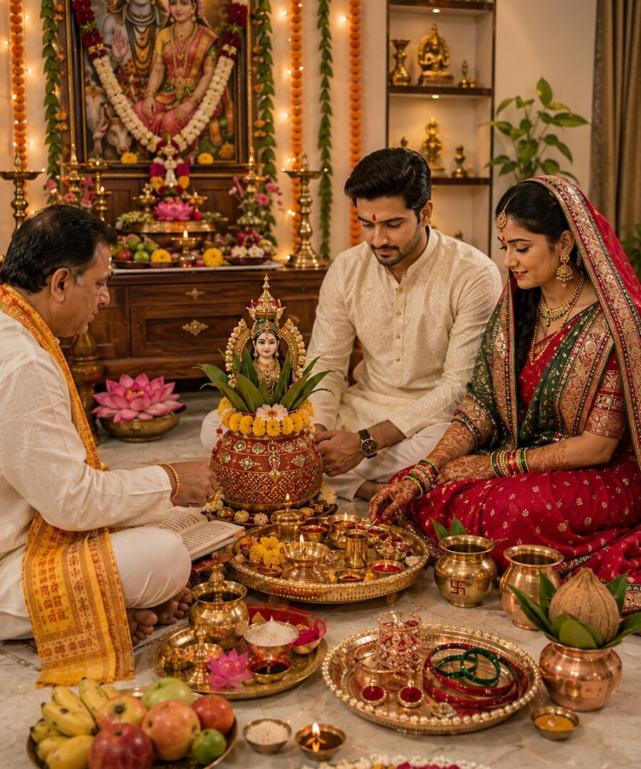Hartalika Teej festival puja