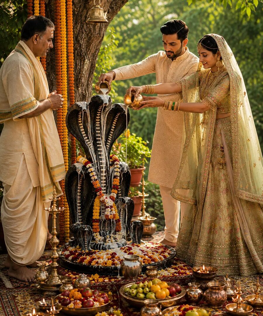 Nag Panchami festival puja