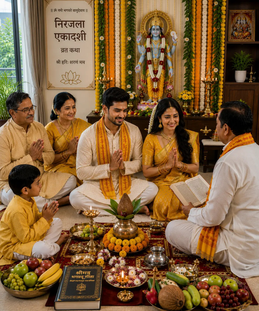 Nirjala Ekadashi festival puja