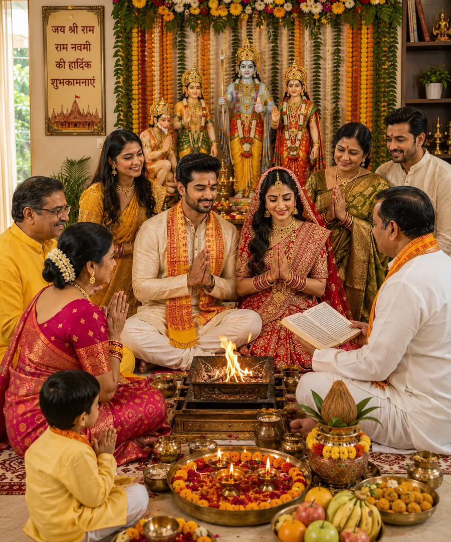 Ram Navami festival puja