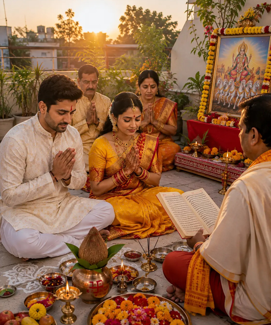 Ratha Saptami festival puja