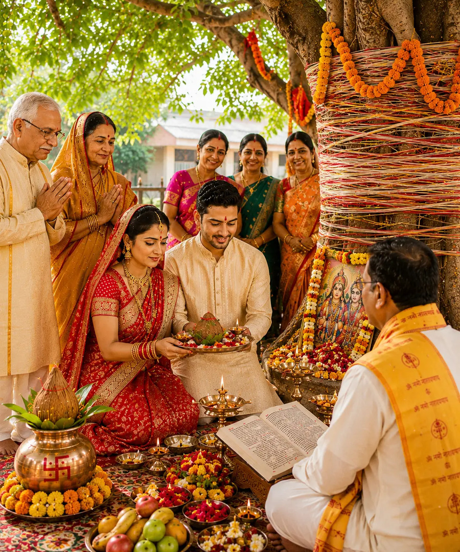 Vat Savitri Vrat festival puja